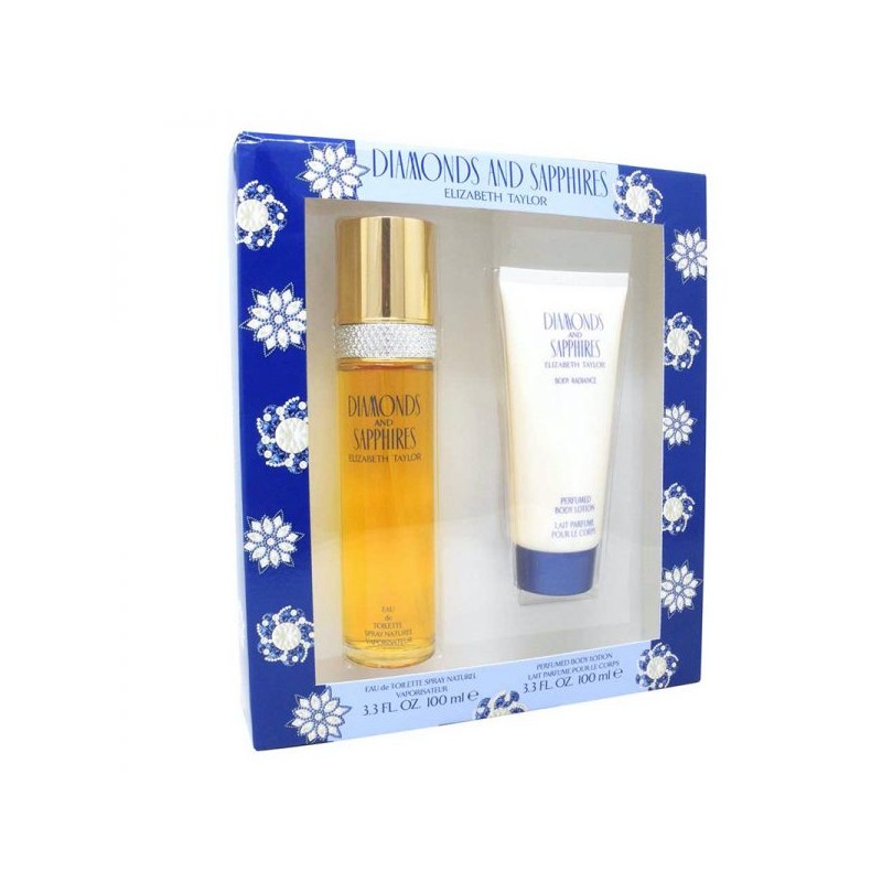 Perfume Elizabeth Taylor Diamonds And Saphires Set de mujer