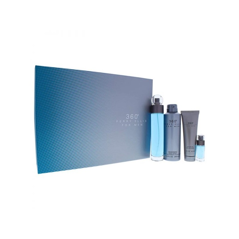 Perfume Perry Ellis 360 Tradicional Set para hombre